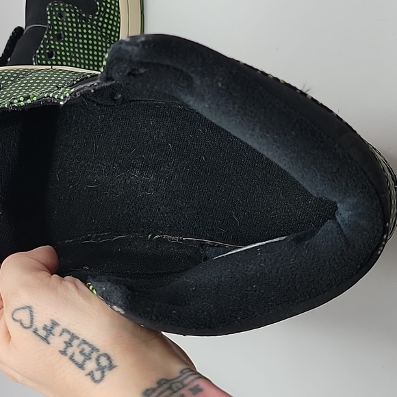 Jordans | 1 Retro High Chlorophyll green/black hi-top sneakers | MENS 14 - Picture 4 of 11